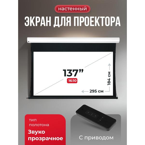Экран для видеопроектора S'ok SGPSMT-295x184A
