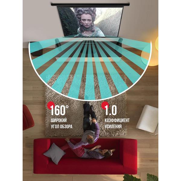 Экран для видеопроектора S'ok SGPSMT-323x202PS