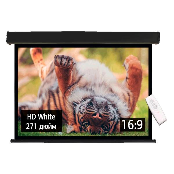 Экран для видеопроектора S'ok SM-600x338HD-BK