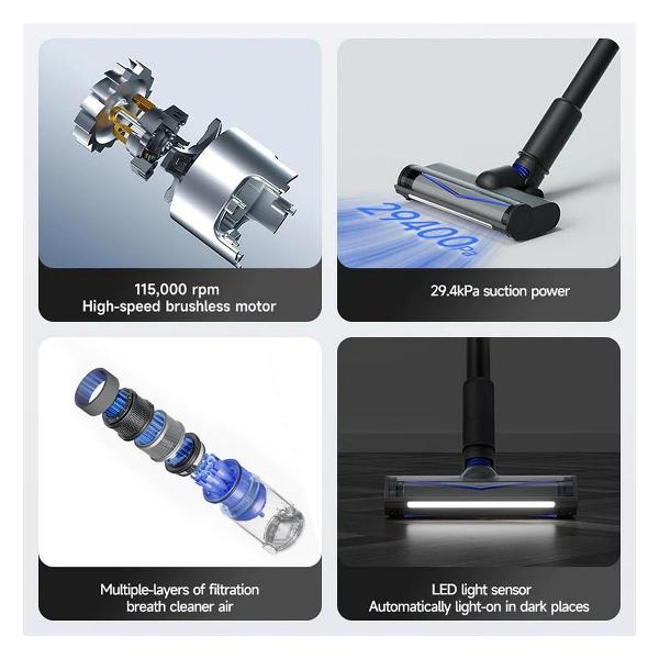 Пылесос ручной (handstick) Roidmi Cordless vacuum X200 Jet