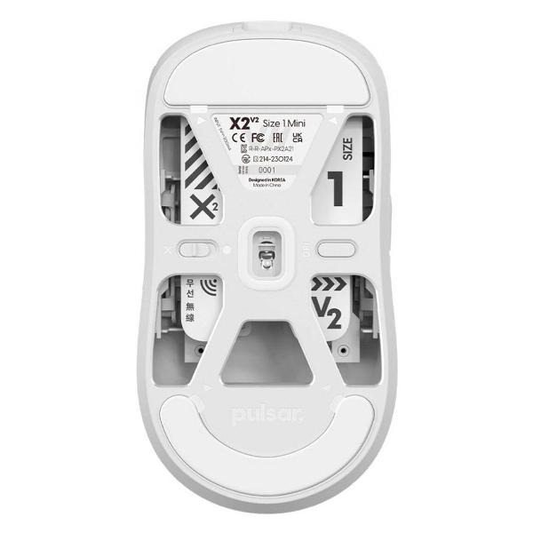 Игровая мышь Pulsar X2 V2 Wireless Size 2 белый