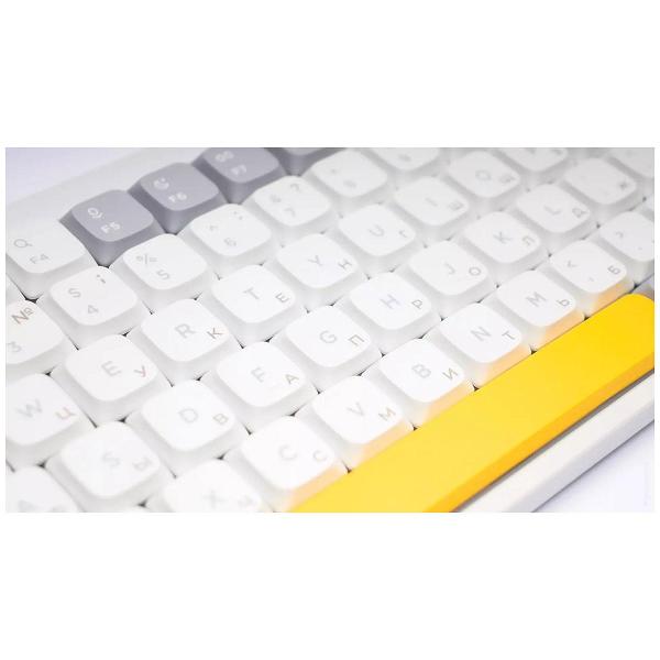 Клавиатура беспроводная Nuphy QMK, AIR75v2, Ionic White, RGB, Hot Swap, Aloe Switch (AIR75v2-IW-21)