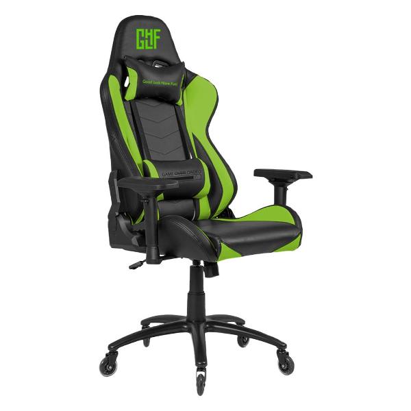 Кресло компьютерное игровое GLHF 5X Black/Green 2024