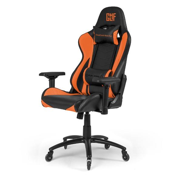 Кресло компьютерное игровое GLHF 5X Black/Orange 2024
