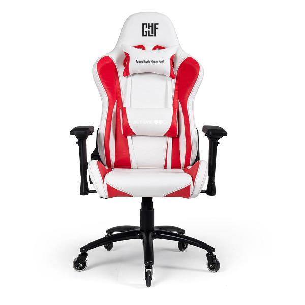 Кресло компьютерное игровое GLHF 5X White/Red 2024