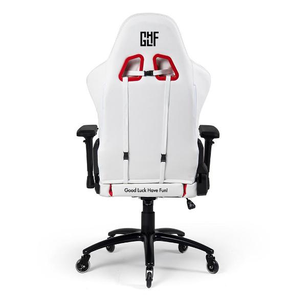 Кресло компьютерное игровое GLHF 5X White/Red 2024