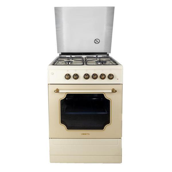 Комбинированная плита Vesta Valencia VGE 10-E Beige Retro