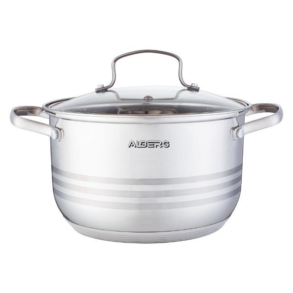 Кастрюля ALBERG AL-2137 12л