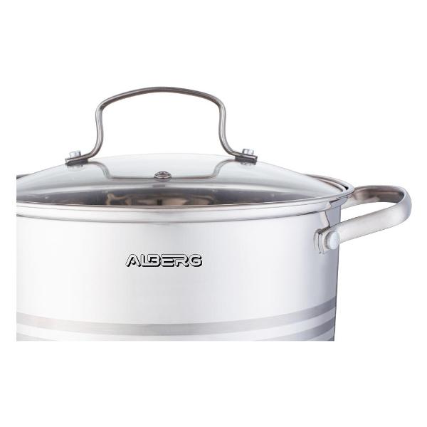 Кастрюля ALBERG AL-2137 12л