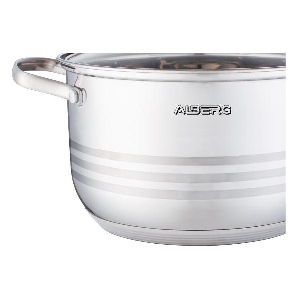 Кастрюля ALBERG AL-2137 12л
