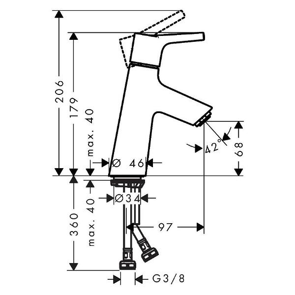 Смеситель Hansgrohe 72011000