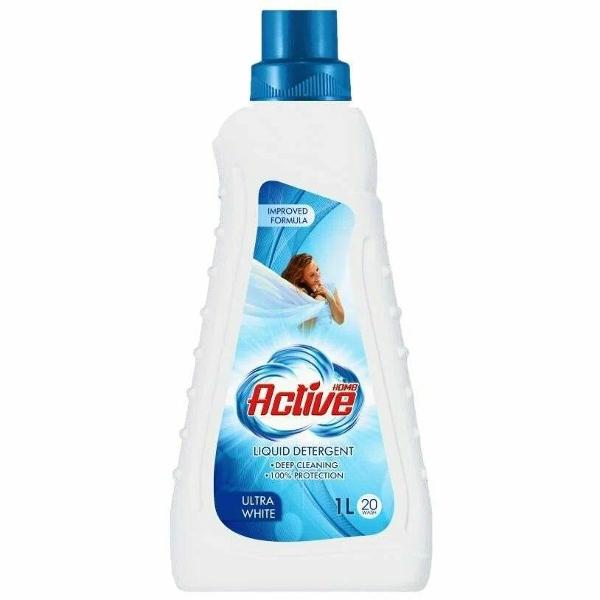 Жидкость для стирки Home Active белый, 1л фото