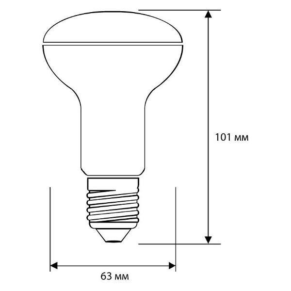 Лампа Camelion LED9-R63/845/E27 (10 шт.)