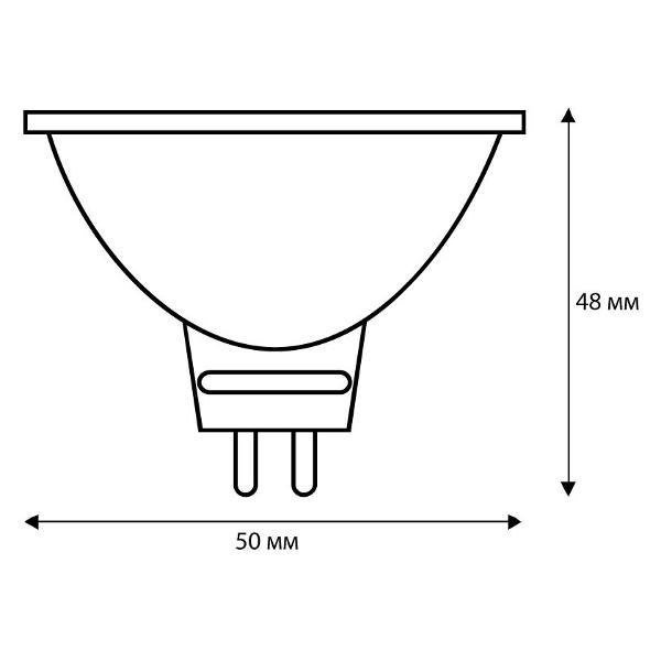 Лампа Ergolux LED-JCDR-7W-GU5.3-6K (10 шт.)