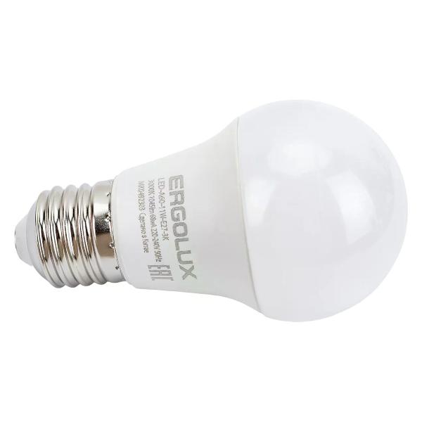 Лампа Ergolux LED-A60-11W-E27-3K (10 шт.)
