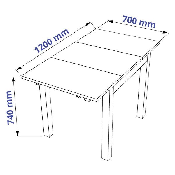 Стол обеденный раскладной Гуд Лакк Вардиг черный