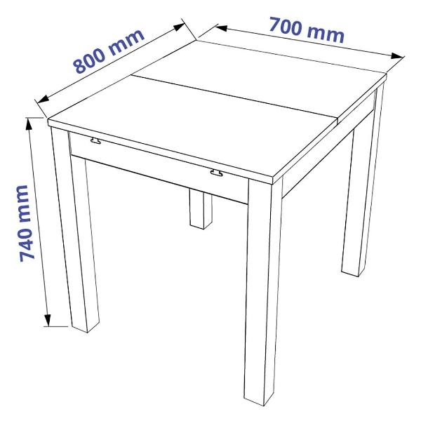 Стол обеденный раскладной Гуд Лакк Вардиг черный