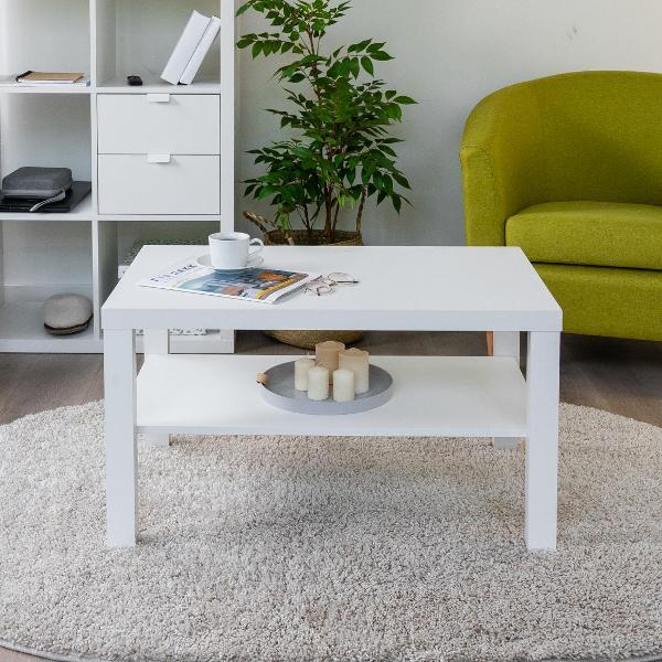 Столик журнальный Гуд Лакк Энкель 82 82x50x45 белый