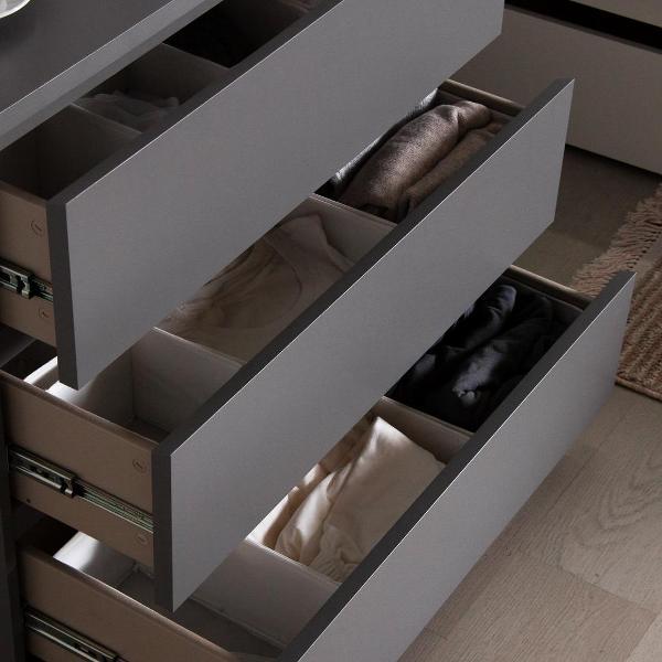 Комод бельевой Гуд Лакк Варма 3 80х77х40 серый