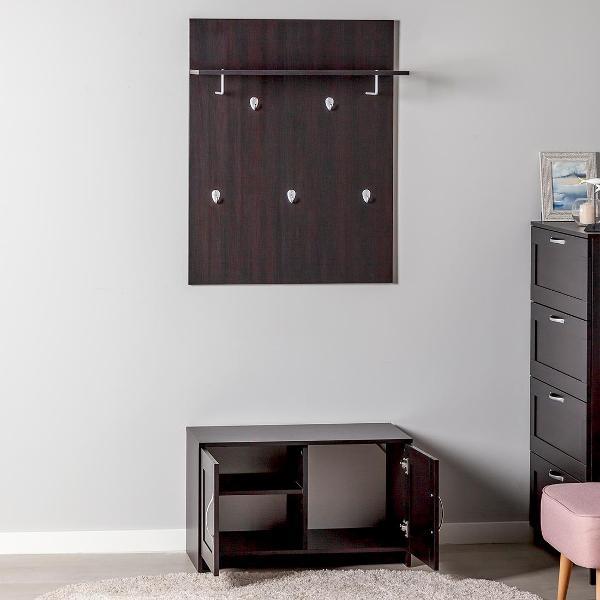 Обувница Гуд Лакк СИРИУС 78х47 дуб венге