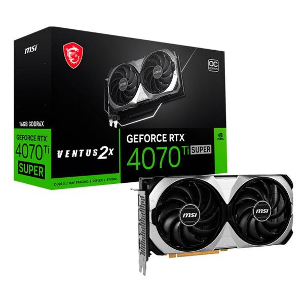Видеокарта MSI GeForce RTX 4070 Ti SUPER 16G VENTUS 2X OC