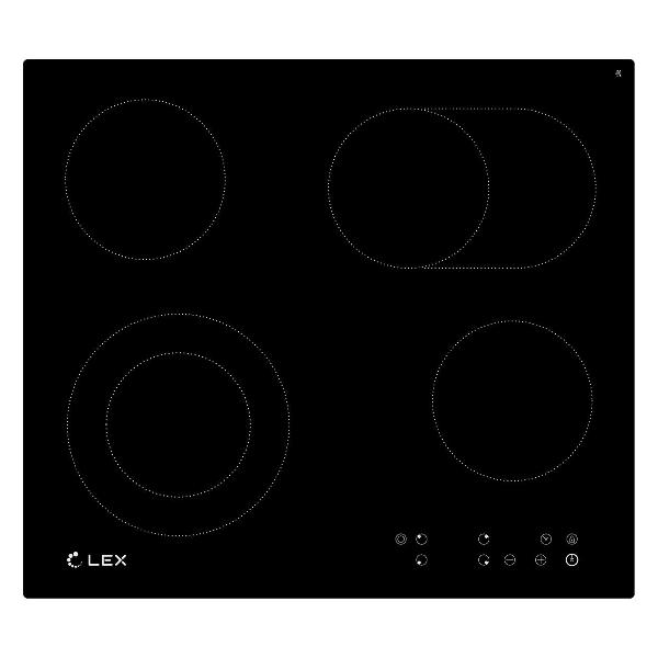 Встраиваемая электрическая панель LEX EVH 642D BL
