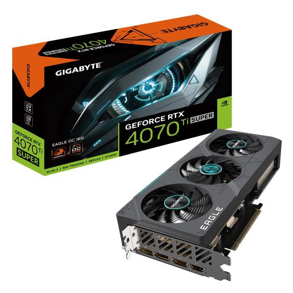 Видеокарта GIGABYTE GeForce RTX 4070 Ti SUPER EAGLE OC 16G