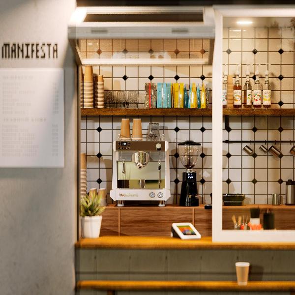 Кофемашина автоматическая Manifesta Uno Black/Silver (MUGRV1)