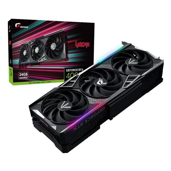 Видеокарта Colorful RTX4090 iGame Vulcan OC-V 24GB GDDR6X 384-bit HDMI 3xDP