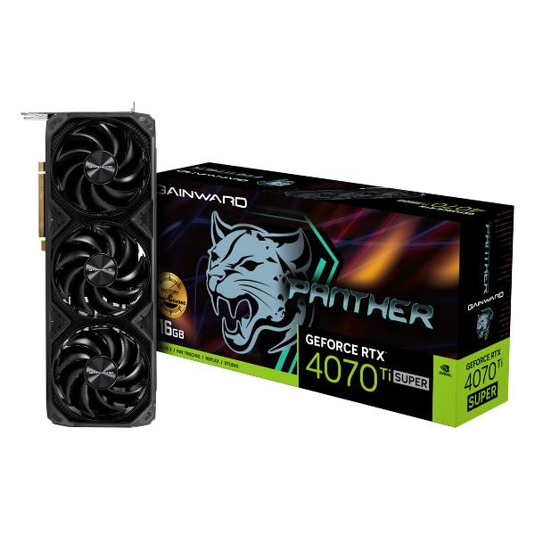 Видеокарта Gainward RTX4070Ti SUPER PANTHER OC 16GB GDDR6X 256bit 3-DP HDMI