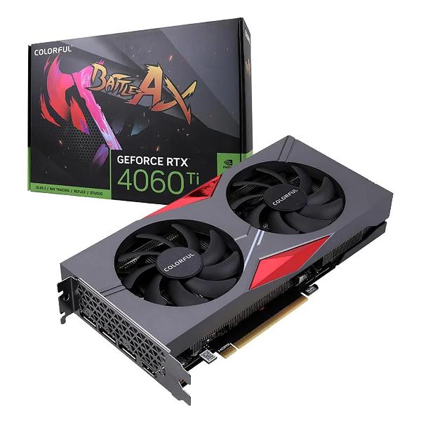 Видеокарта Colorful RTX4060Ti NB DUO 16GB-V 128-bit GDDR6 DPx3 HDMI 2FAN RTL