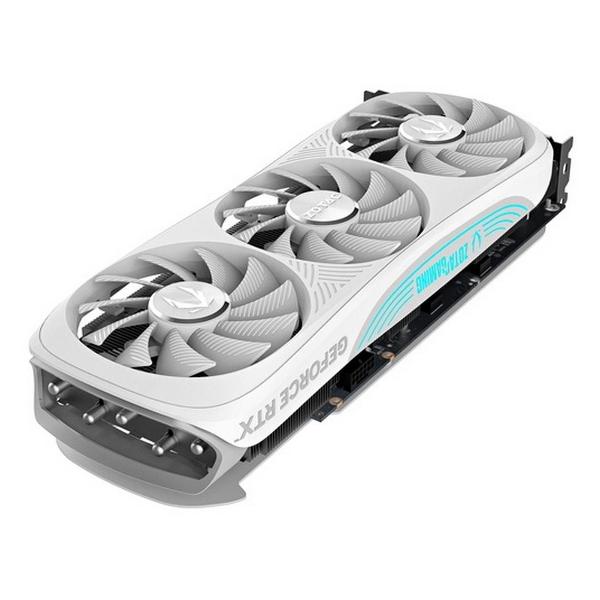 Видеокарта Zotac RTX4070Ti SUPER TRINITY OC WHITE ED 16GB GDDR6X 256bit 3xDP HDMI 3FAN Premium Pack