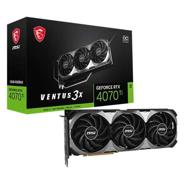 Видеокарта MSI RTX4070Ti VENTUS 3X E1 12G