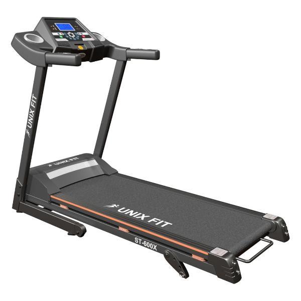 Беговая дорожка для дома UnixFit ST-600X складная, пиковая мощность 2.8 л.с., до 120 кг, беговое полотно 120x42 см, скорость 0.8 - 14.8 км/ч, угол наклона 0-10 %
