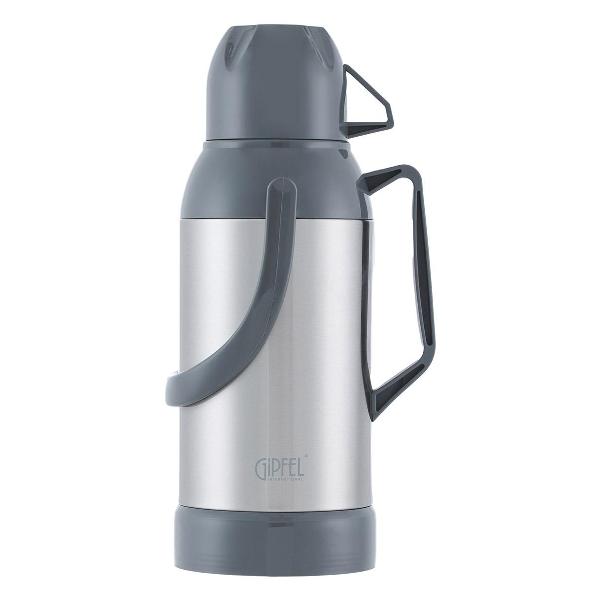 Термос Gipfel Rosebery со стеклянной колбой Grey, 3 л