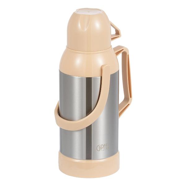 Термос Gipfel Rosebery со стеклянной колбой Beige, 3 л