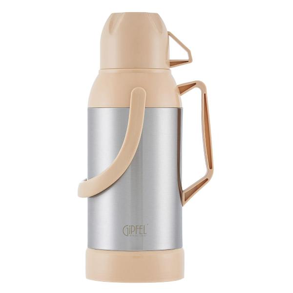 Термос Gipfel Rosebery со стеклянной колбой Beige, 3 л