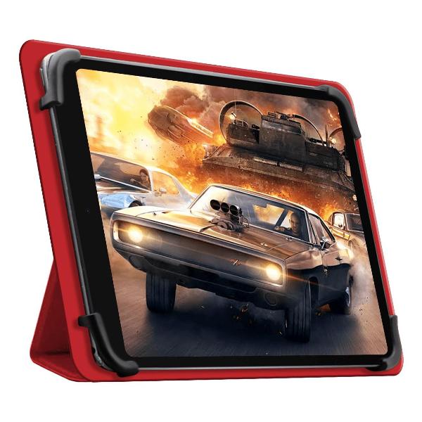 Чехол для планшетного компьютера Krutoff Eco Book универсальный 9"-11" красный