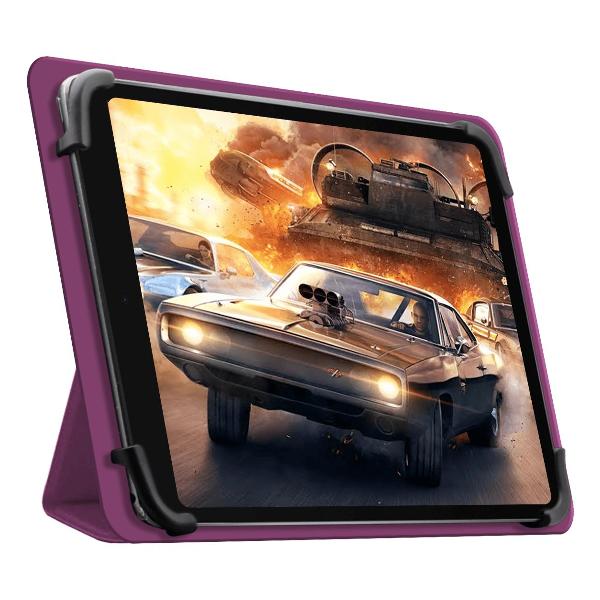 Чехол для планшетного компьютера Krutoff Eco Book универсальный 9"-11" фиолетовый