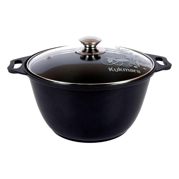 Кастрюля Kukmara со стеклянной крышкой, 4 л