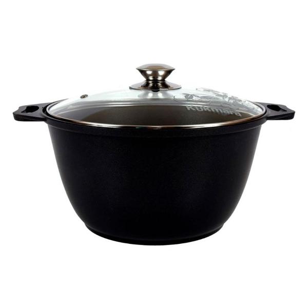 Кастрюля Kukmara со стеклянной крышкой, 4 л