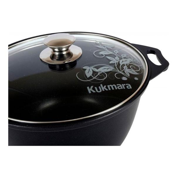 Кастрюля Kukmara со стеклянной крышкой, 4 л