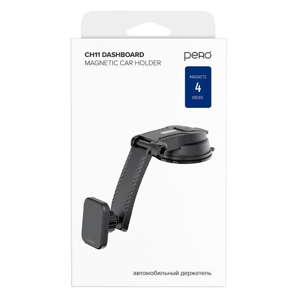 Держатель автомобильный для смартфона Pero PRAH-CH11 черный