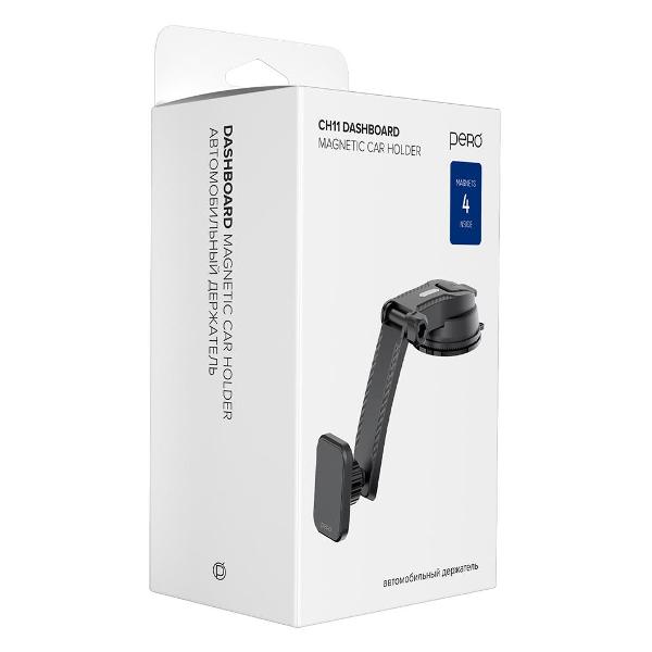 Держатель автомобильный для смартфона Pero PRAH-CH11 черный