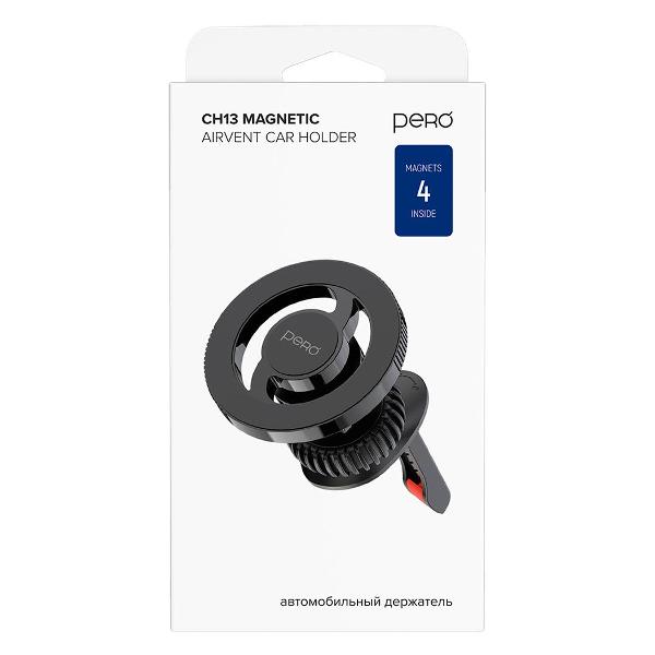 Держатель автомобильный для смартфона Pero PRAH-CH13 черный