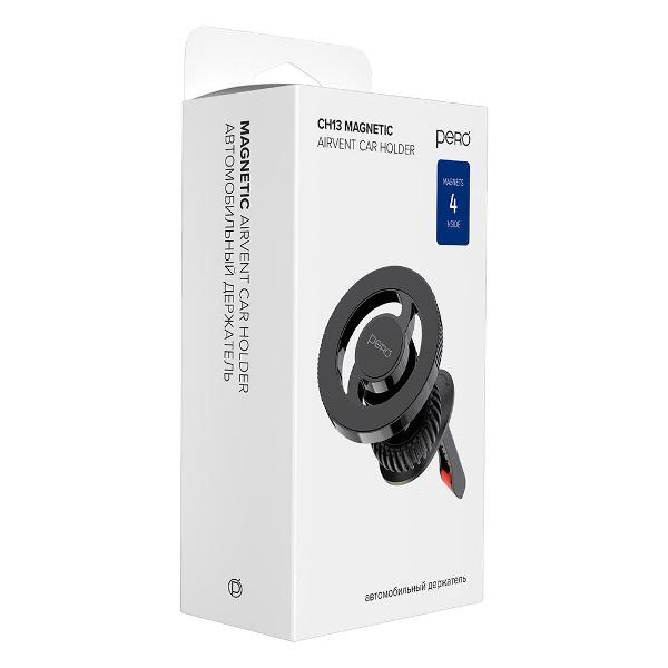Держатель автомобильный для смартфона Pero PRAH-CH13 черный