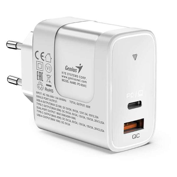 Сетевое зарядное устройство Genius PD-65AC