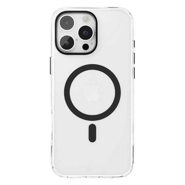 Чехол vlp Glass Case Magsafe для iPhone 16 Pro черный
