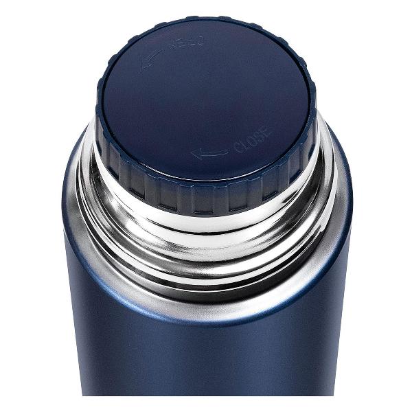 Термос Relaxika 101, 1 л темно-синий