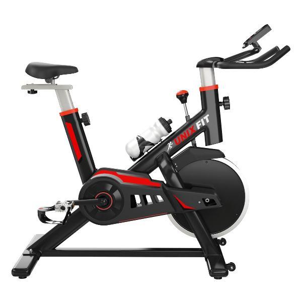 Велотренажер спин-байк для дома UnixFit SB-490, маховик 12 кг, до 120 кг, сайкл, кардио тренажер